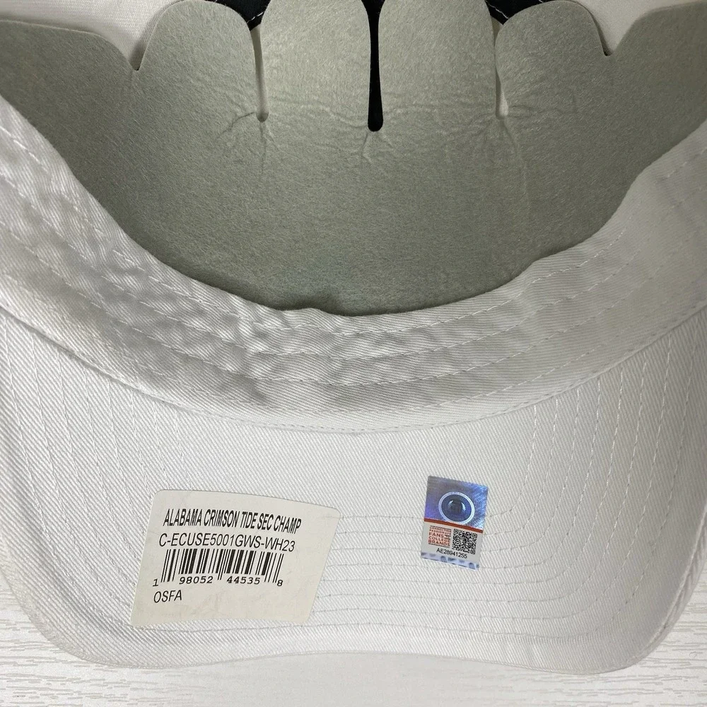 Alabama Crimson Tide SEC 2023 Champions Football Baseball Cap Hat White 47 Brand - Picture 11 of 15